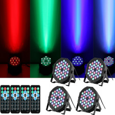 4x PAR56 RGB Stage Light 36W