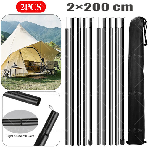 2pcs pali per tenda - per, regolabili