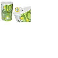 6X SALVADANAIO LATTA MODELLO MISURA PICCOLO CONTENITORE MONETE RISPARMIO