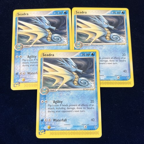 Carta pokemon seadra - 40/97, ex