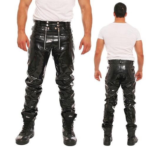 Pantalone vernice vinile - pantalone,