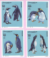 2001 PINGUINI FRANCOBOLLO SET