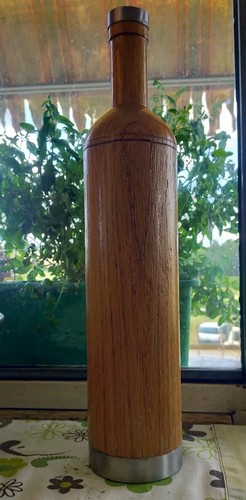 Bottiglia legno - bottiglia, di