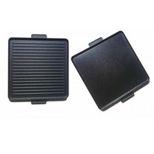 POWERPOT PIASTRA GHISA 40X40 BISTECCHIERA BARBECUE RIGATO E LATO LISCIO