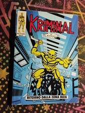 ALBO FUMETTO KRIMINAL MAX GRAPHIC NOVEL RITORNO DALLA ZONA BUIA BUNKER MBP