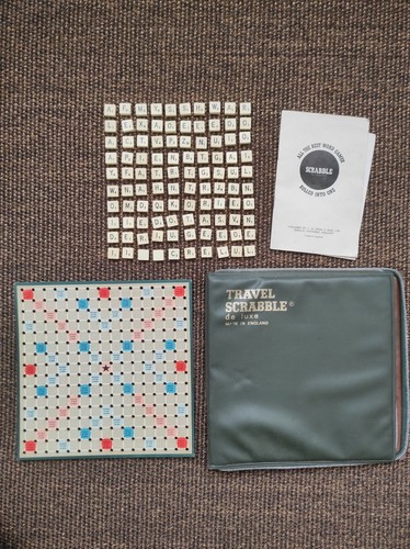 Travel scrabble luxe - scrabble, 1958