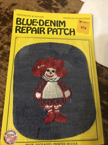 Vintage bambola patch denim - bambola,
