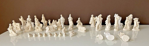 Presepe gesso terracotta - presepe, in