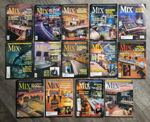 Mix magazine 14pc lot 1999 - magazine,