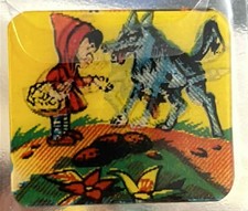 FIGURINA MOVICOLOR Cappuccetto rosso MIO LOCATELLI animata