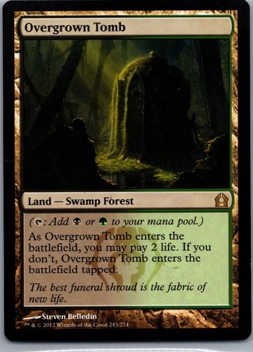 Mtg overgrown tomb return - overgrown,