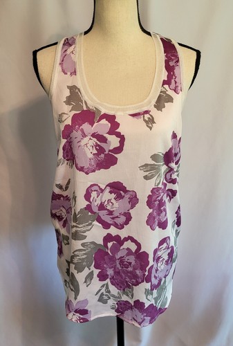 Canotta donna leggera floreale