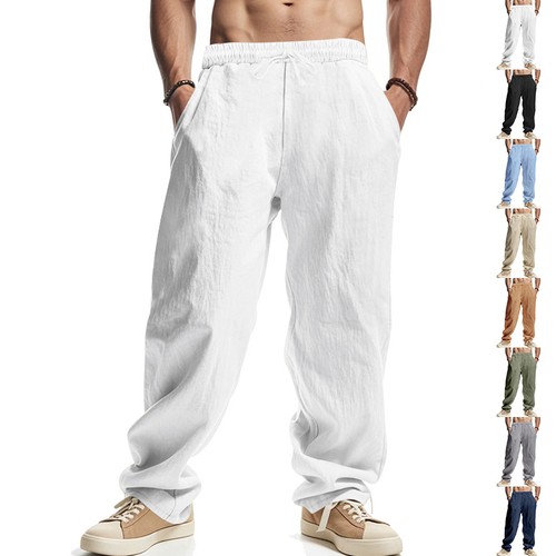 Pantaloni lino uomo - di,
