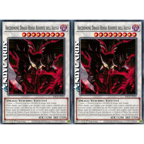 Arcidemone drago rosso rovente - drago,