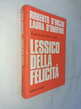 Lessico della felicita - lessico,