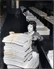 Foto vintage Ufficio Elettorale Milano anni 60 Ft 2047 - Stampa 21x27 cm