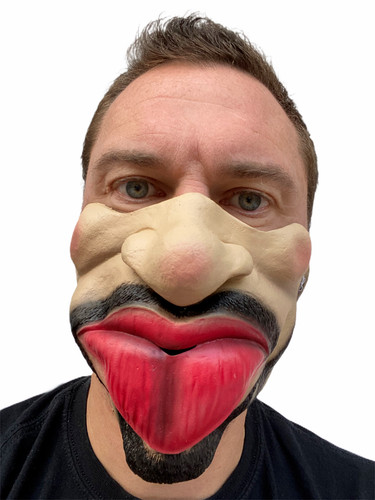 Divertente maschera big - big, labbra