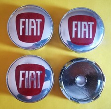 SET 4 Tappi Coprimozzo COMPATIBILI FIAT 60 mm Fregi Borchie Cerchi 60mm RUOTA