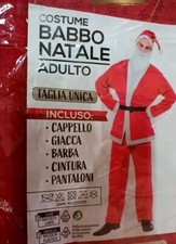 Vestito costume babbo natale