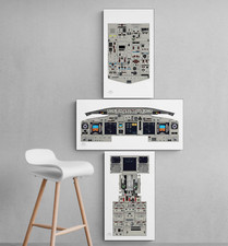 Boeing 737-800 - Poster cabina