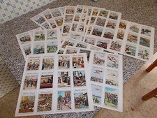 N.132 COPERTINE DOMENICA DEL CORRIERE IN 22 SERIE COMPLETE IN FOGLI PER ALBUM 