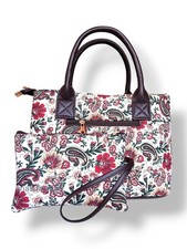 Borsa tote etnica con stampa a