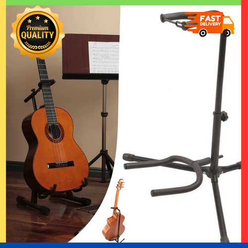 Supporto chitarra pavimento - chitarra,