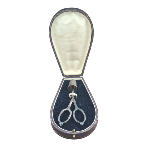 Antico set cucito - , argento