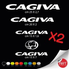 CAGIVA 8 adesivi Moto Casco