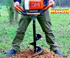 Mototrivella  a scoppio trivella trivellatrice a miscela 52CC 2.3CV  con punta