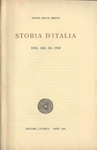 Storia italia dal - 1861, al