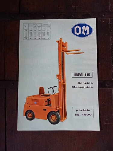 Bm15 carrello elevatore - om,