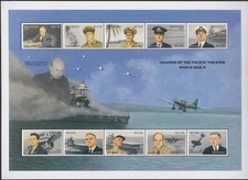 MALDIVES FOGLIETTO " SECONDA GUERRA MONDIALE " NUOVO GOMMA INTEGRA (508)