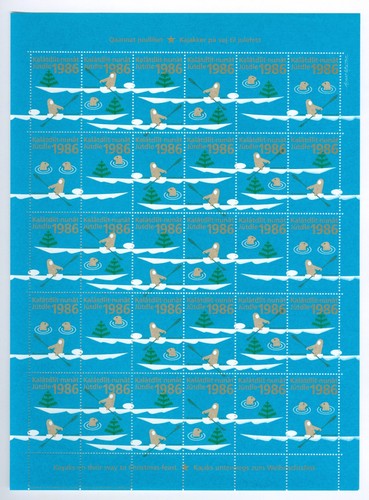 Groenlandia foglio mnh - groenlandia.,