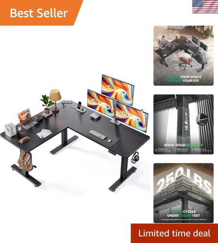 Shaped standing desk - standing,