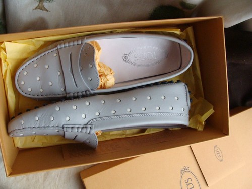 Tods pelle grigia décolleté - tods,