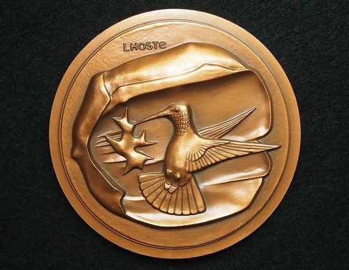 Medaille art animalier cuivre - medaille,
