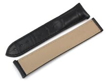 Originale Omega Cinturino Deployante Vero Coccodrillo Nero 20mm  Nuovo