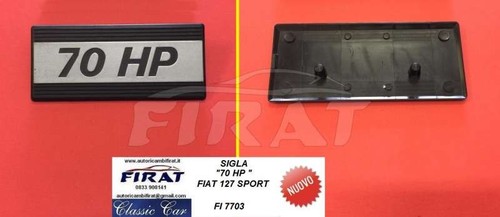 Sigla 70hp fiat 127 sport - sigla,