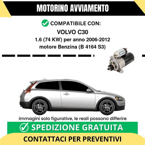 Motorino avviamento volvo - motorino,