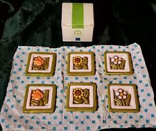 THUN ® CASA COLLECTION 2014 CONFEZIONE 6 SOTTOBICCHIERI NUOVI ART.C869S90 IN BOX