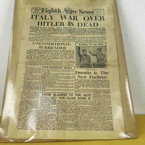 Pagina giornale eighth army - giornale,
