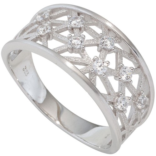 Anello donna design rete con - a,