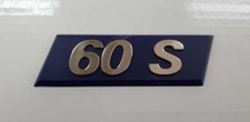 FIAT "60 S" STEMMA SIGLA LOGO TARGHETTA BADGE EMBLEMA FREGIO