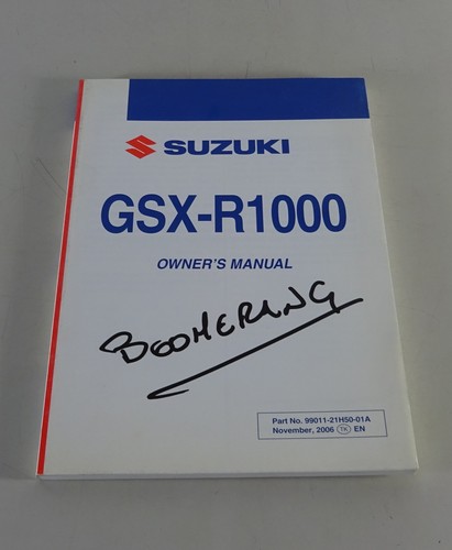 Manuale uso suzuki - manuale, gsx-r