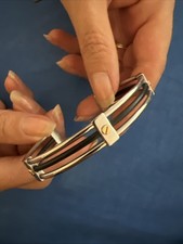 Bracciale con inserti oro - bracciale,
