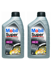 MOBIL SUPER 2000 X1 10W-40 – Olio Motore Semi-Sintetico – ACEA A3/B3 API SN – VW