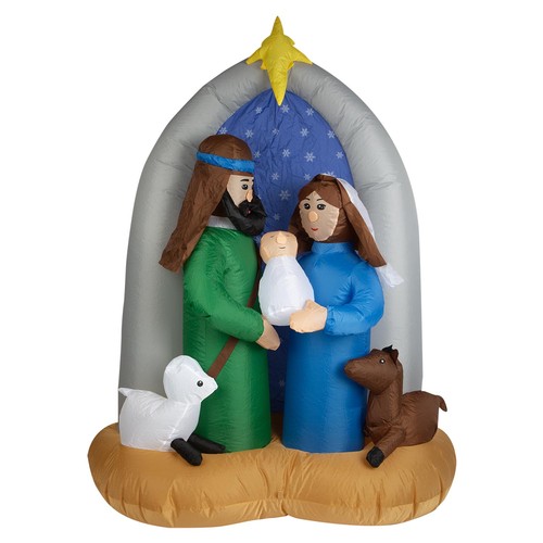 Presepe natalizio gonfiabile - presepe,