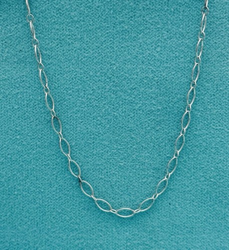 Collana maglia ovale - , argento
