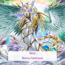 Yu Gi Oh Yugioh! Deck Mazzo Bestia Cristallo Drago Superguida Arcobaleno